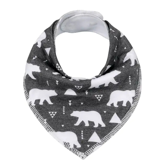 Newborn Feeding Bib - Baby Handkerchief Design