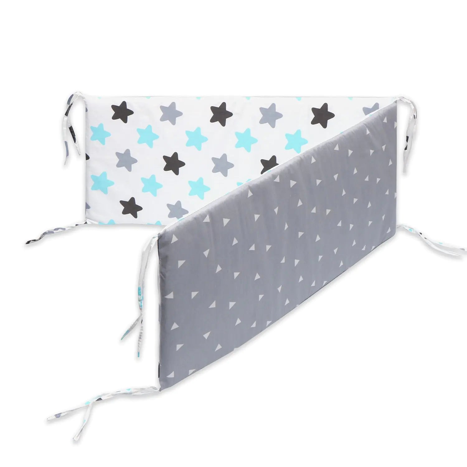 Thick One-Piece Crib Bumper Cushion for Baby Bed