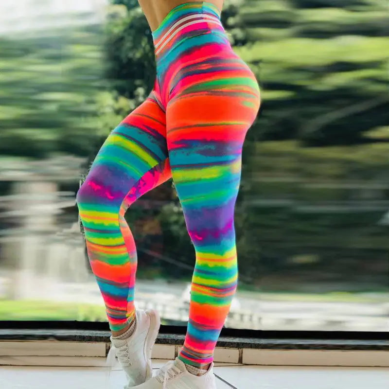 Striped Casual Fitness Trousers for Women