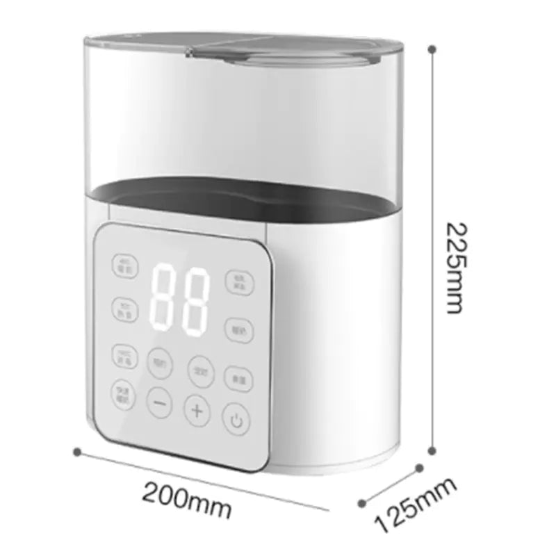 Large Screen Dual Bottle Baby Milk Warmer & Sterilizer