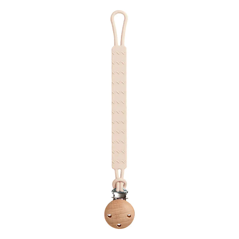 Infant Edible Silicone Teether and Pacifier Clip