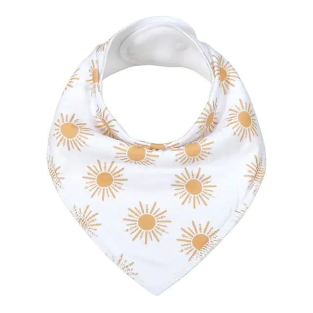 Newborn Feeding Bib - Baby Handkerchief Design