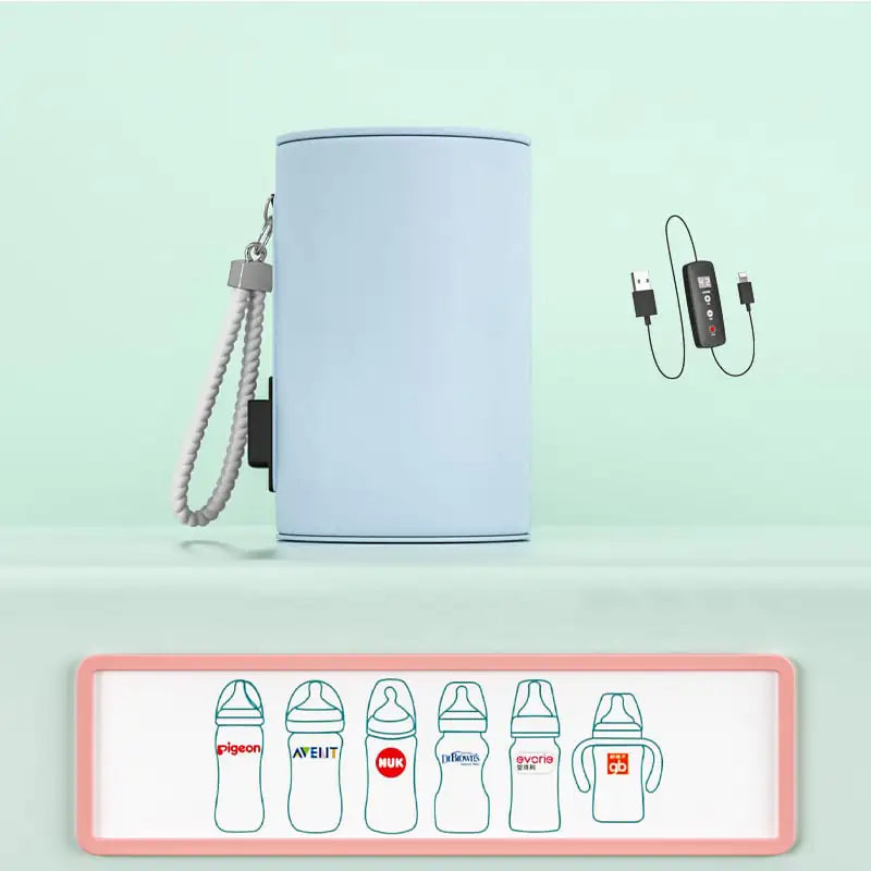Portable USB Baby Bottle Warmer Heating Jacket