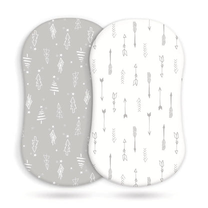 Elastic Printed Fitted Sheet for Baby Cradle &amp; Changing Table