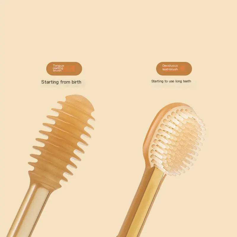 Silicone Baby Toothbrush for Oral Cleaning and Care