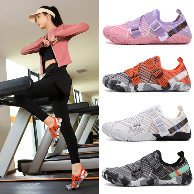 Indoor Fitness Shoes for Women and Men - Soft, Breathable