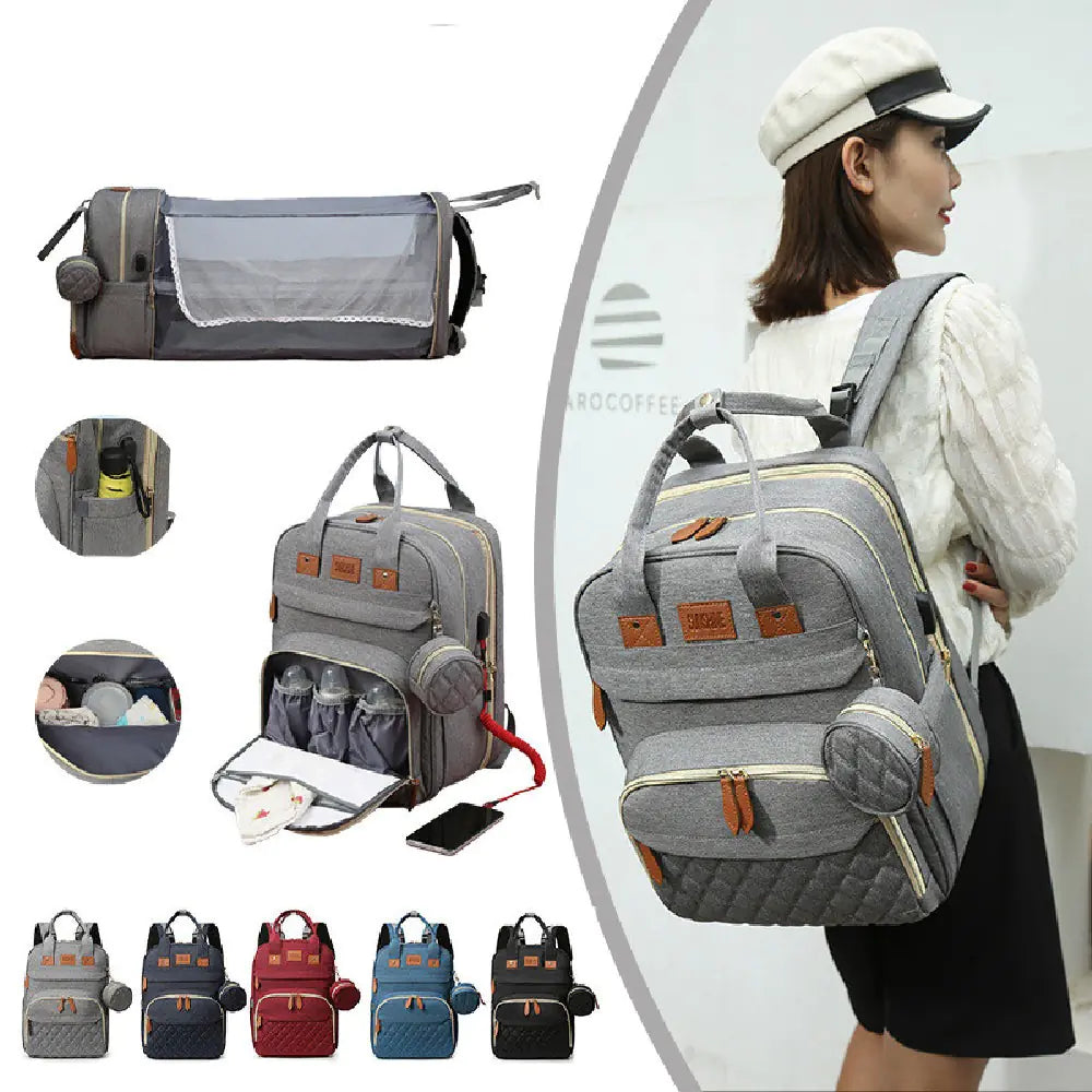 Large Capacity Diaper Backpack