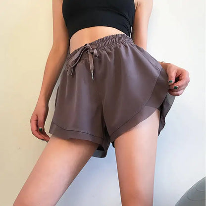 high waist fitness shorts for women