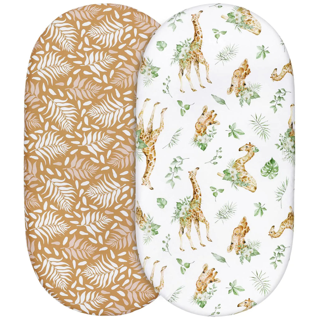 Elastic Printed Fitted Sheet for Baby Cradle & Changing Table