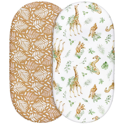 Elastic Printed Fitted Sheet for Baby Cradle &amp; Changing Table