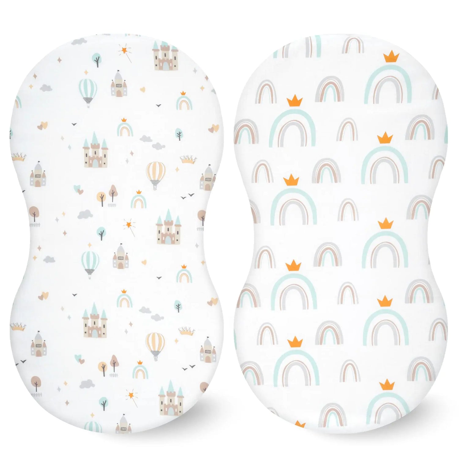 Elastic Printed Fitted Sheet for Baby Cradle &amp; Changing Table