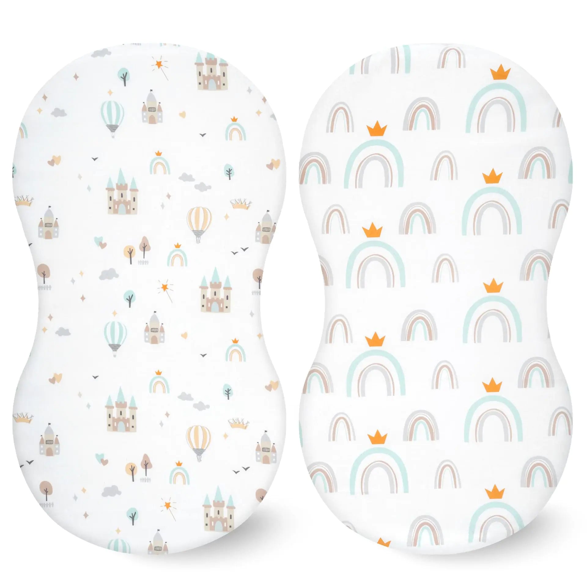 Elastic Printed Fitted Sheet for Baby Cradle & Changing Table