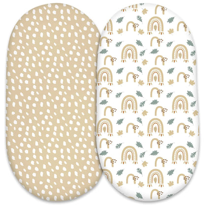Elastic Printed Fitted Sheet for Baby Cradle &amp; Changing Table