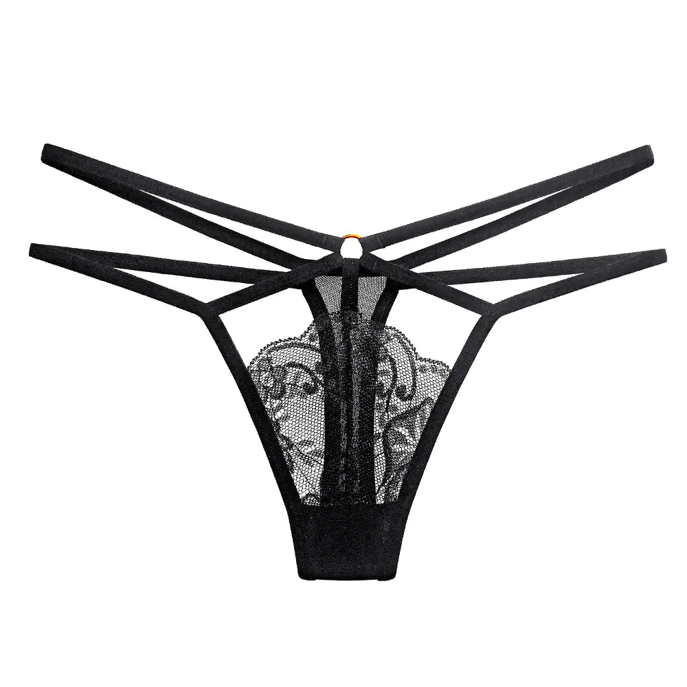 Lace Low Waist Thong for Women - Sexy Fitness Wear