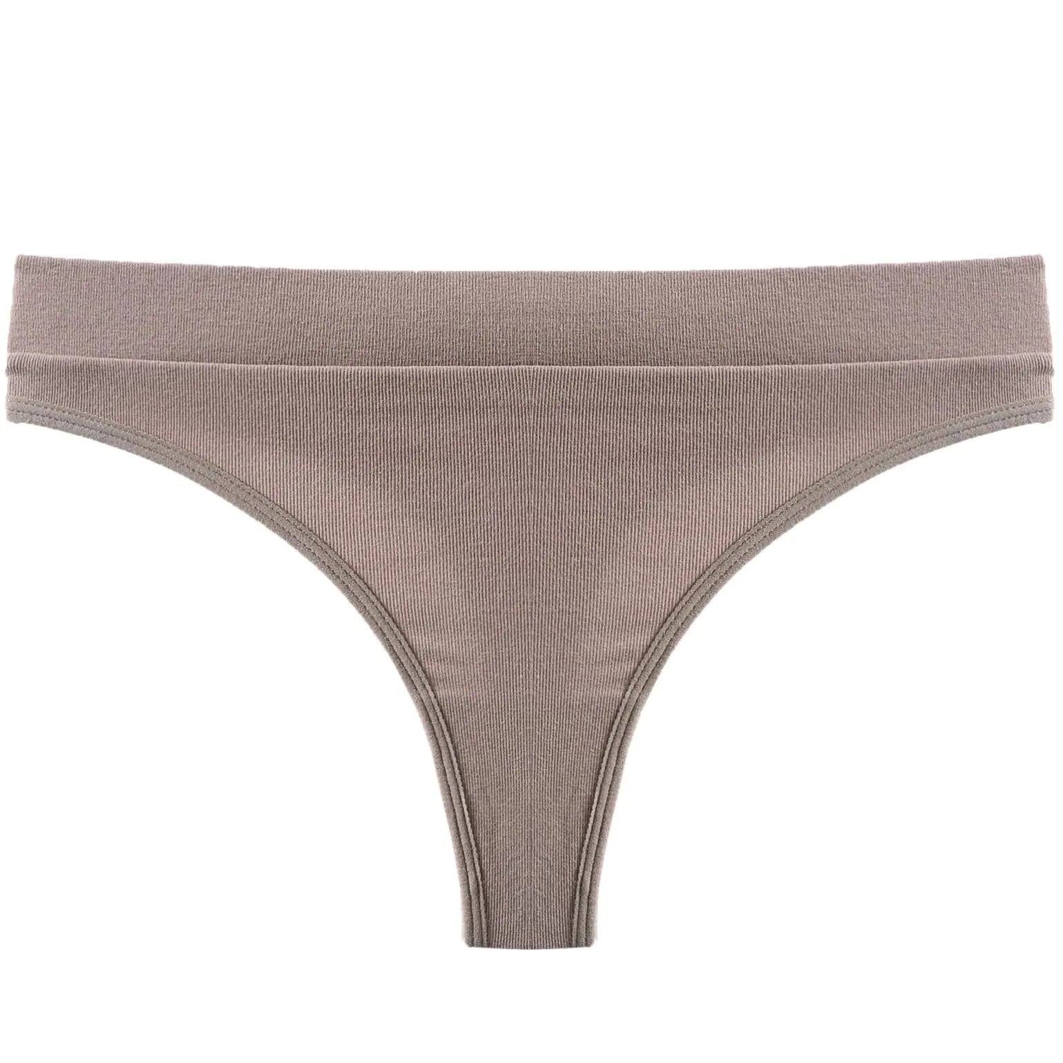 Cotton Ribbed Breathable Fitness Wear for Women