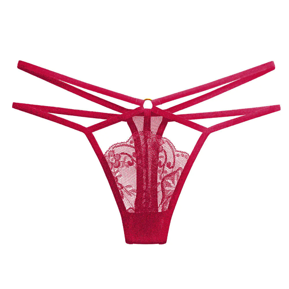 Lace Low Waist Thong for Women - Sexy Fitness Wear