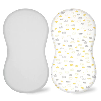 Elastic Printed Fitted Sheet for Baby Cradle &amp; Changing Table