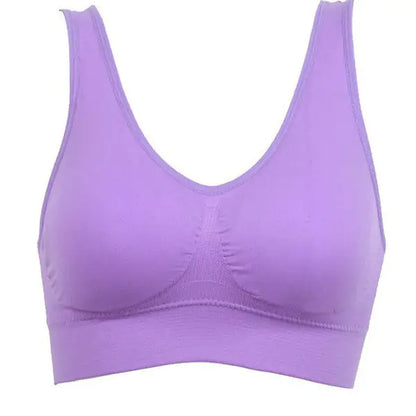 Women Yoga Tank Tops Sports Bra Workout Fitness Running Crop Top