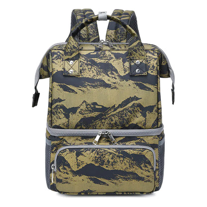 Fashionable Double Layer Multi-functional Handbag