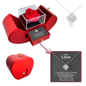 Fashion Jewelry Box Red Apple