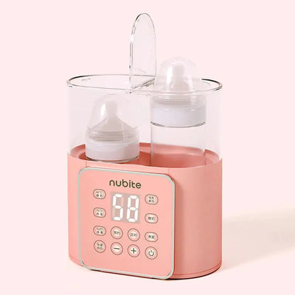 Large Screen Dual Bottle Baby Milk Warmer &amp; Sterilizer