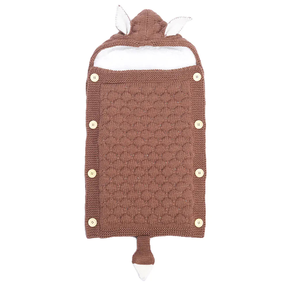 Spring Autumn Baby Knitted Rabbit Ear Sleep Sack