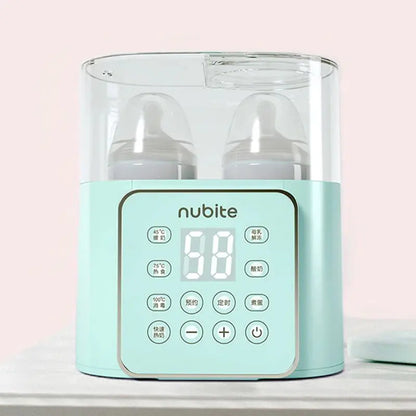 Large Screen Dual Bottle Baby Milk Warmer &amp; Sterilizer