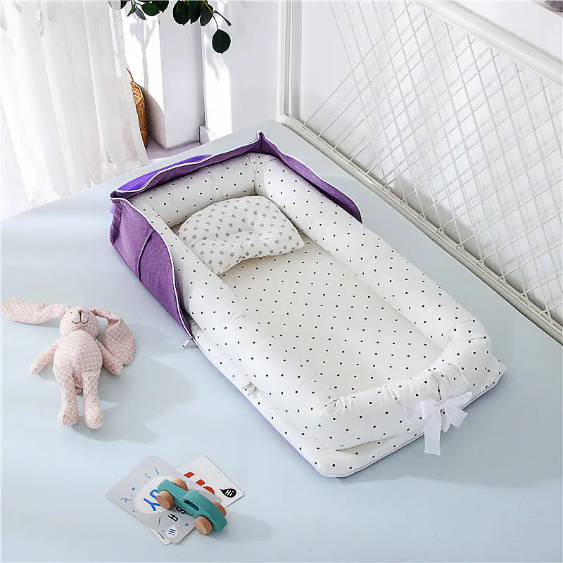 Portable Foldable Baby Bed in Cotton Material