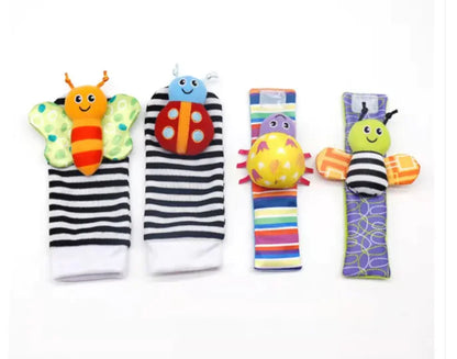 Baby Cartoon Animal Wrist Bell Socks Suit