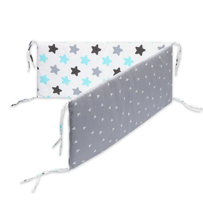 Thick One-Piece Crib Bumper Cushion for Baby Bed