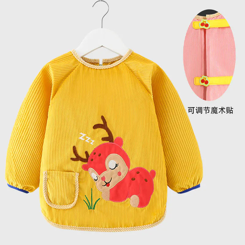 Waterproof Bib for Boys - Stylish Reversible Design