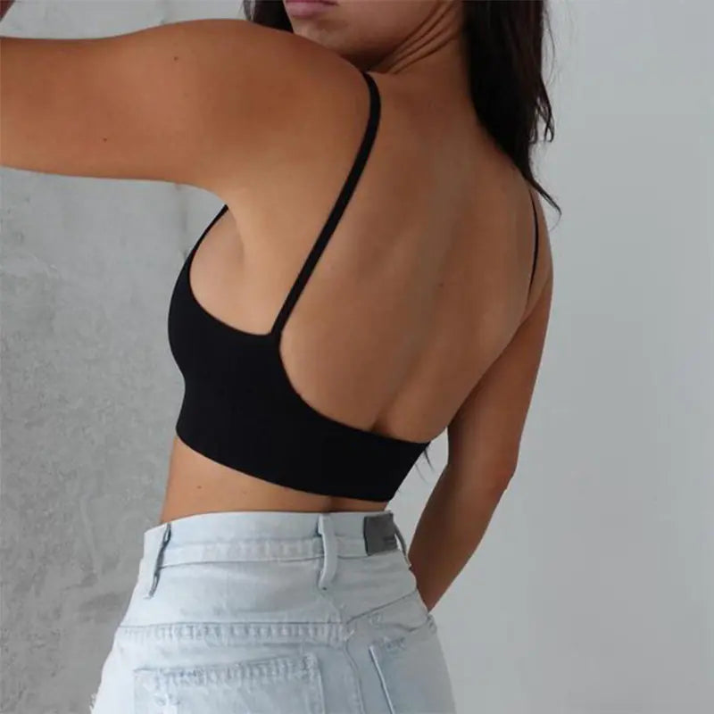 Seamless Sports Bra for Women - Yoga and Fitness Top