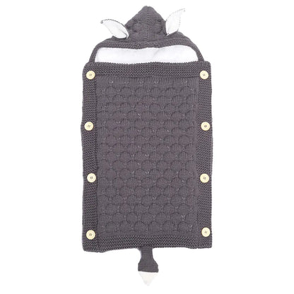 Spring Autumn Baby Knitted Rabbit Ear Sleep Sack