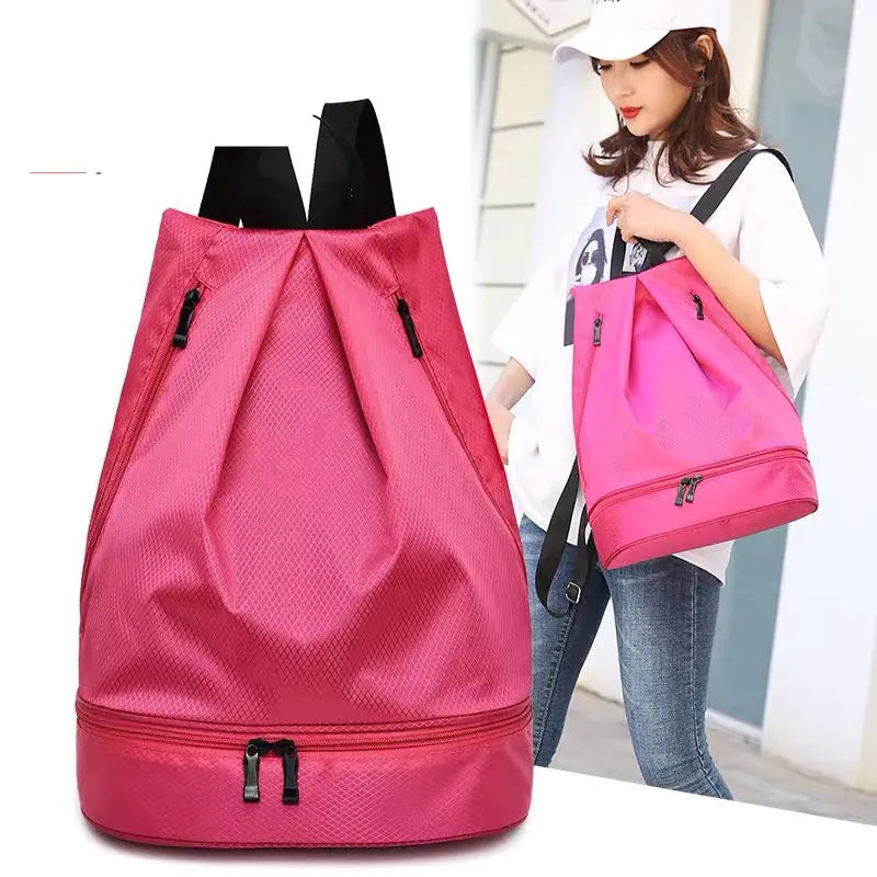 Dry and Wet Separation Fitness Yoga Bag for Men and Women