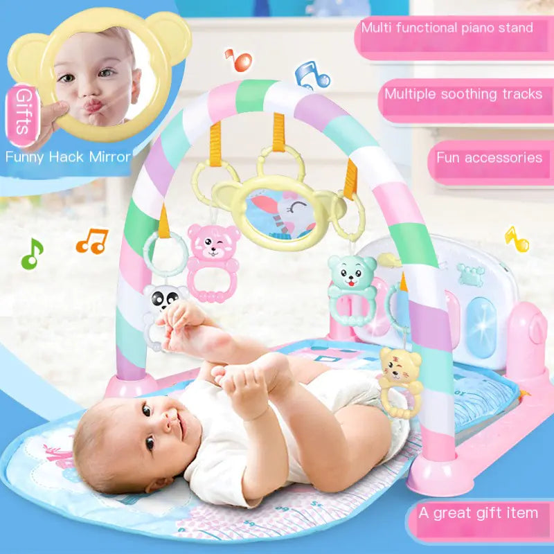Explosive Baby Pedal Piano Music Fitness Frame Toy