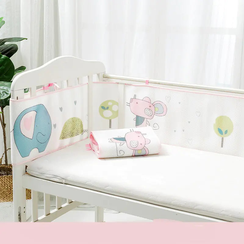 3D Breathable Baby Anti-Collision Bed Surround