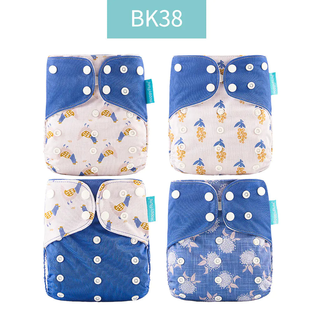 Happyflute Baby Cloth Training Pants - 4 Pack Washable