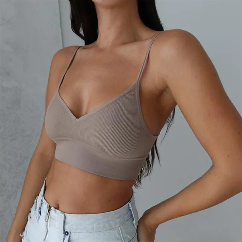 Seamless Sports Bra for Women - Yoga and Fitness Top