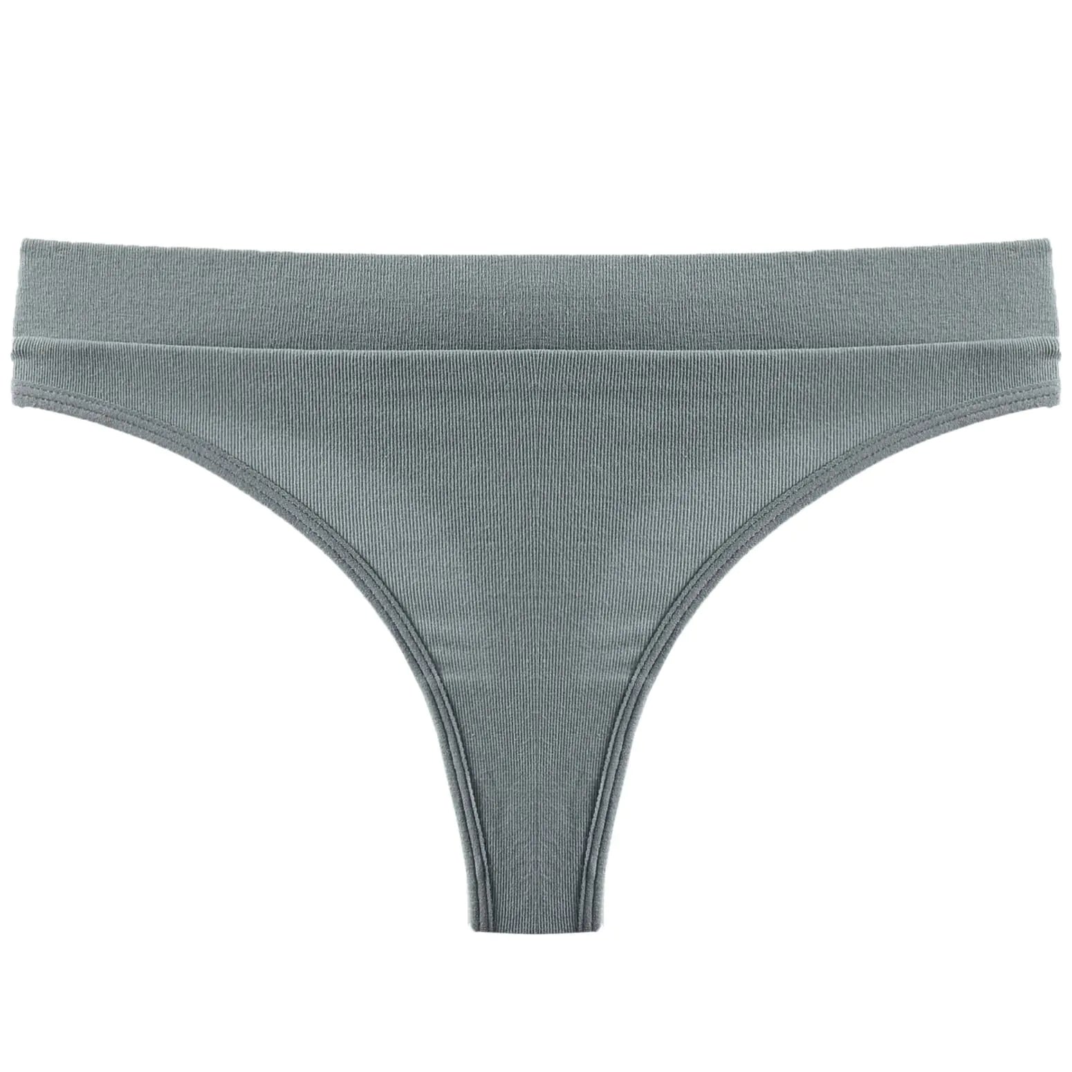 Cotton Ribbed Breathable Fitness Wear for Women