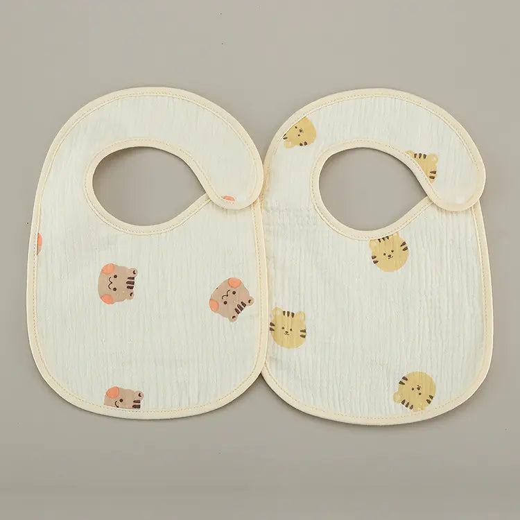 Thin Kids' Bib - Pure Cotton Waterproof Gauze Towel