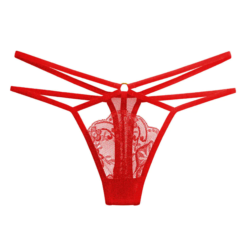 Lace Low Waist Thong for Women - Sexy Fitness Wear