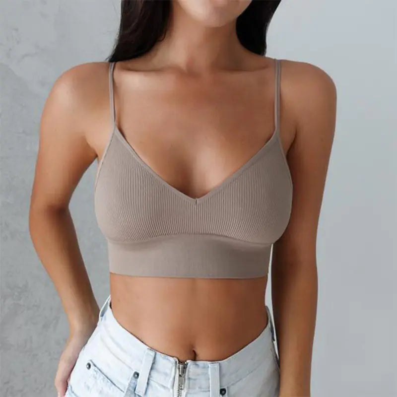 Seamless Sports Bra for Women - Yoga and Fitness Top