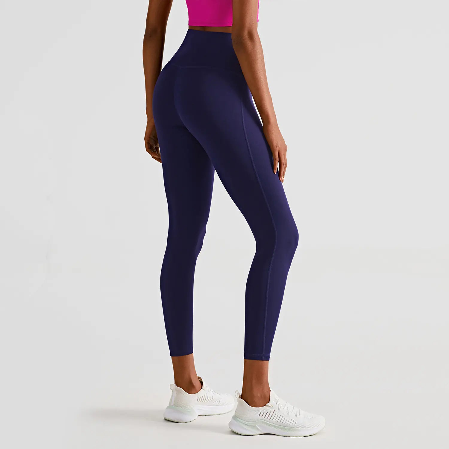 High-Waisted Fitness Tights for Women (Peach Buttocks)