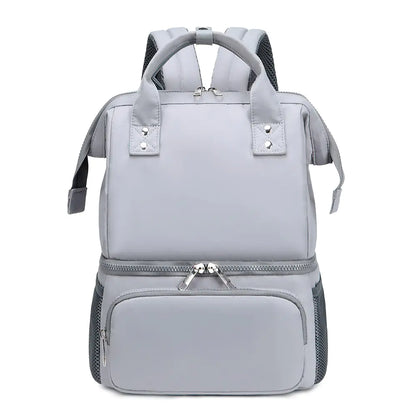 Fashionable Double Layer Multi-functional Handbag