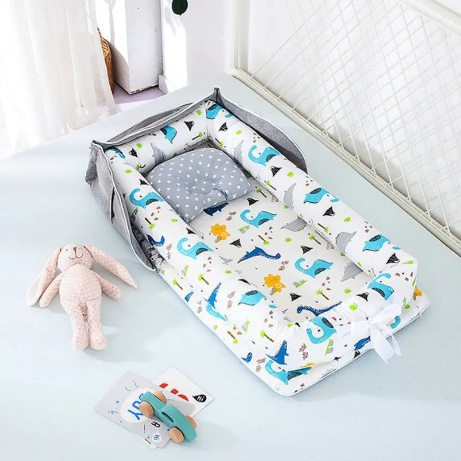 Portable Foldable Baby Bed in Cotton Material