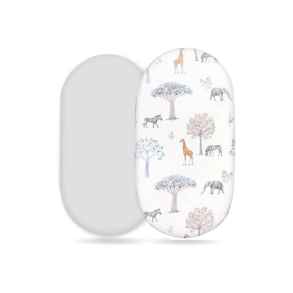 Elastic Printed Fitted Sheet for Baby Cradle &amp; Changing Table