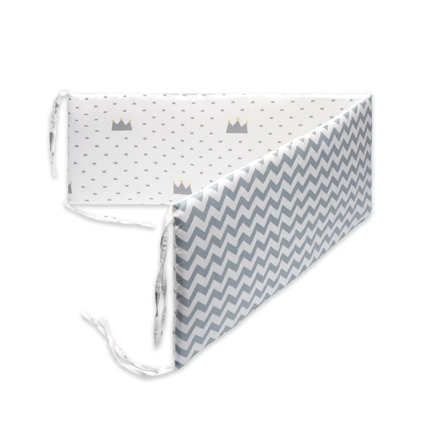 Thick One-Piece Crib Bumper Cushion for Baby Bed