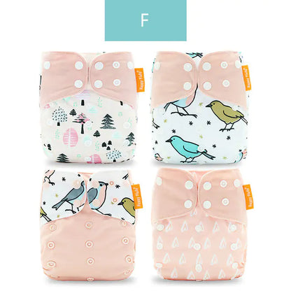 Happyflute Baby Cloth Training Pants - 4 Pack Washable