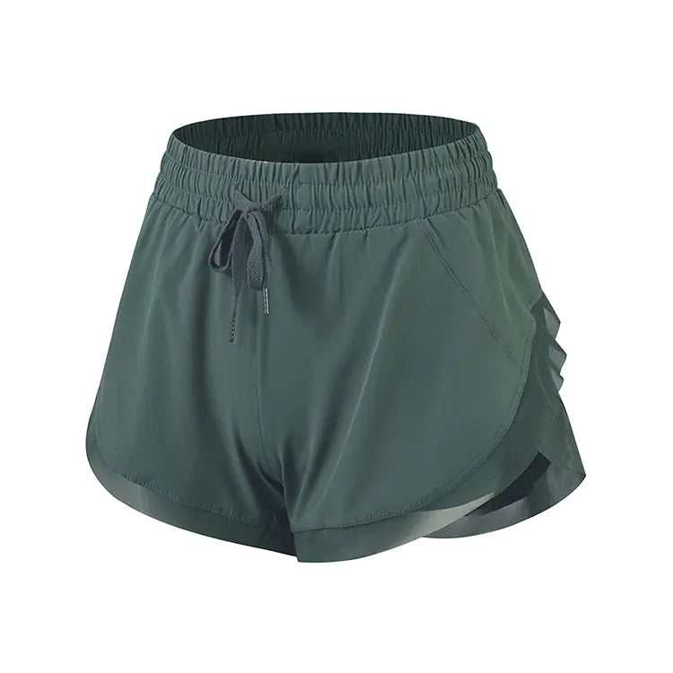 high waist fitness shorts for women
