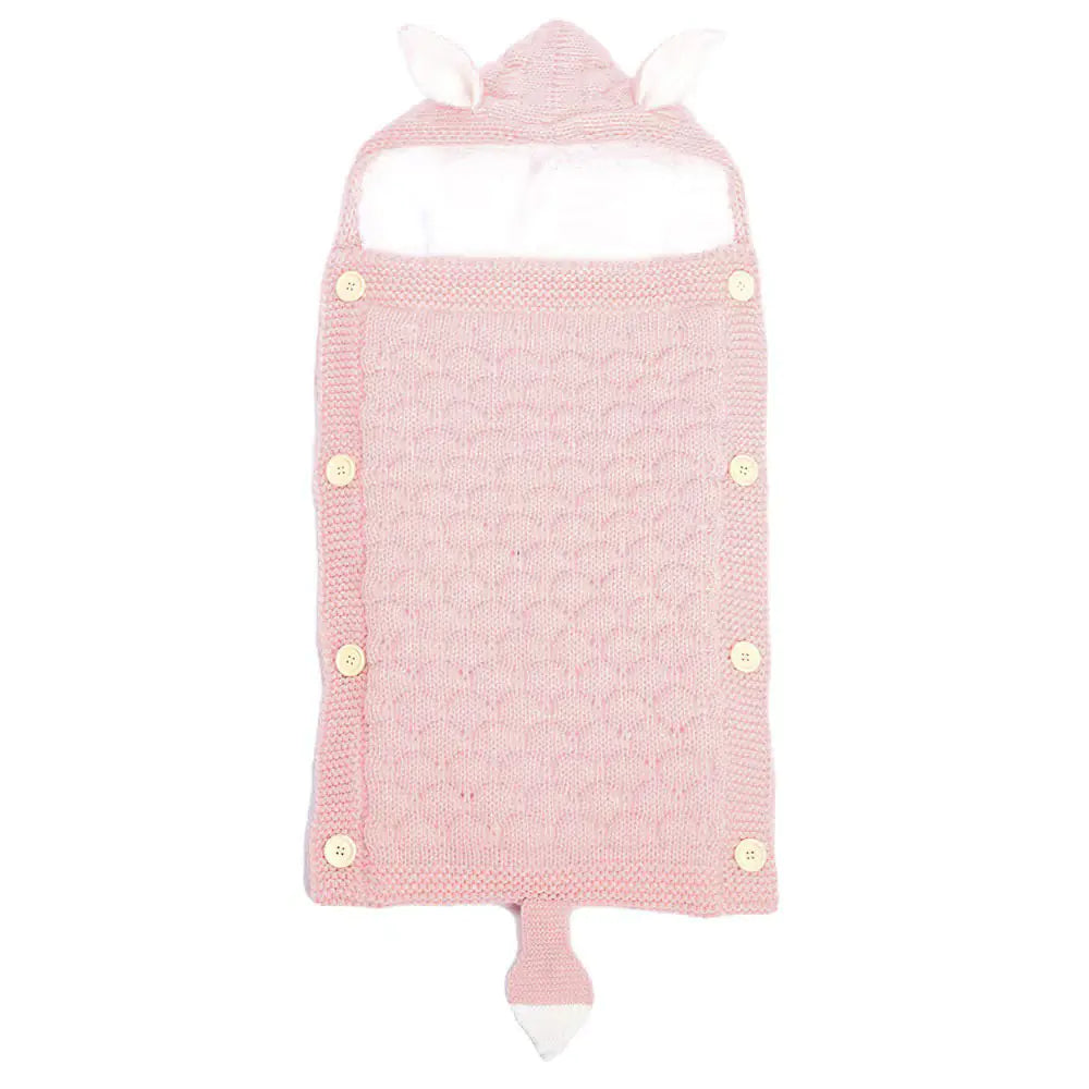 Spring Autumn Baby Knitted Rabbit Ear Sleep Sack